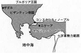ビザンティン帝国地図
